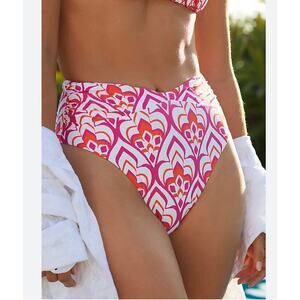 Maeve by Anthropologie Ruched Bikini Bottoms Size: XSMALL